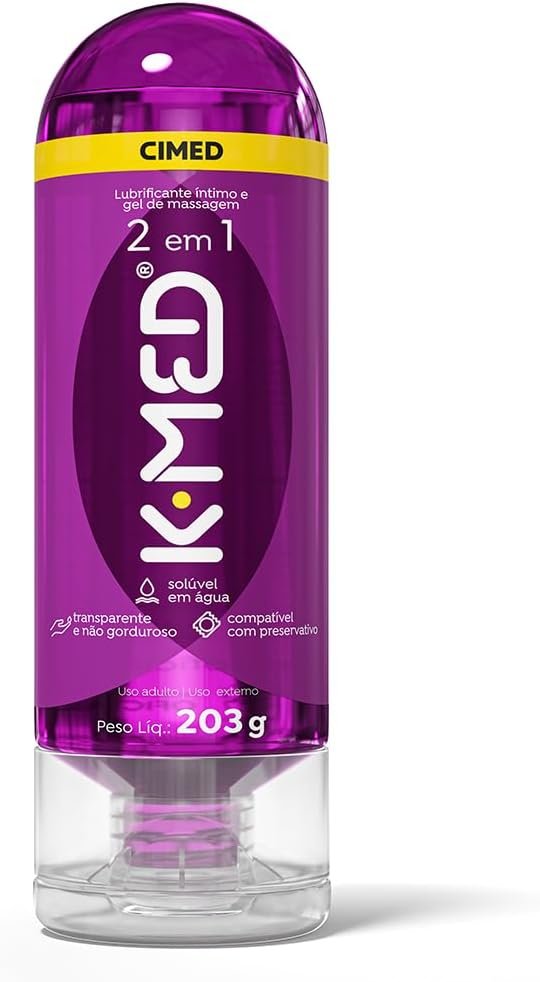 KMED Lubrificante Íntimo E Gel De Massagem K-Med - 200Ml 1 KMED Lubrificante Íntimo E Gel De Massagem K-Med - 200Ml