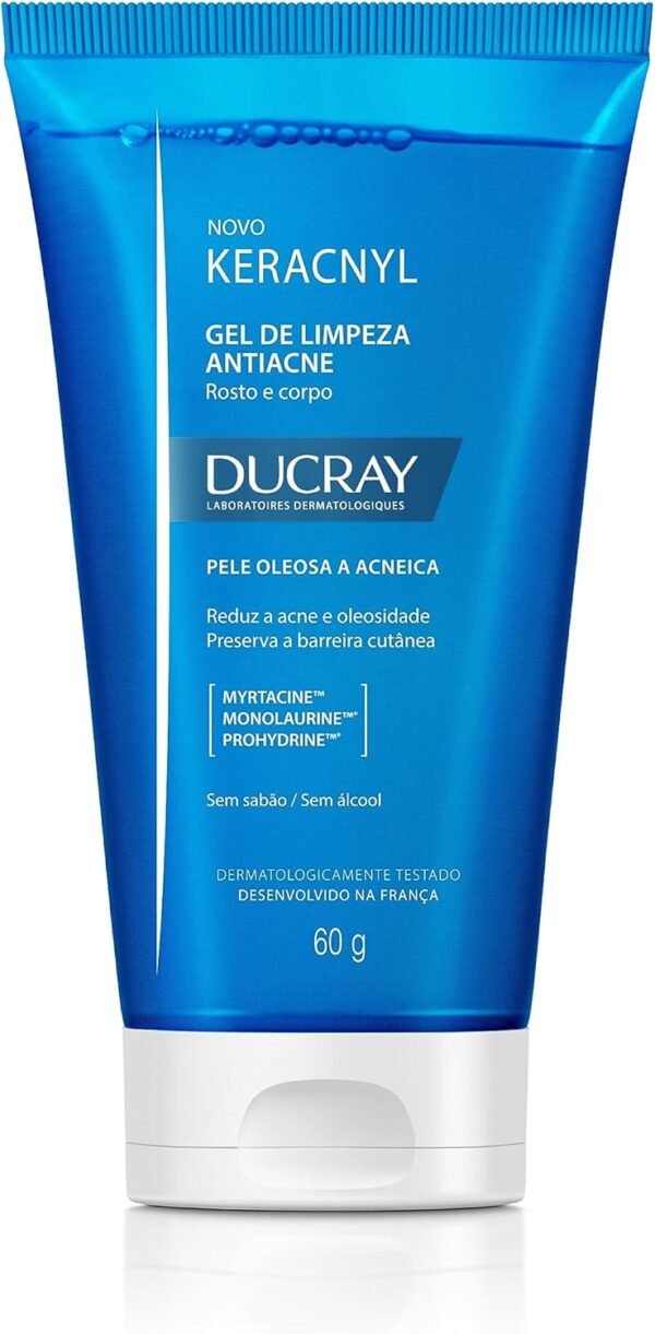 Keracnyl Gel de Limpeza Antiacne 60G - Ducray