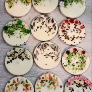 Kit 100 unidades velas aromaticas personalizada