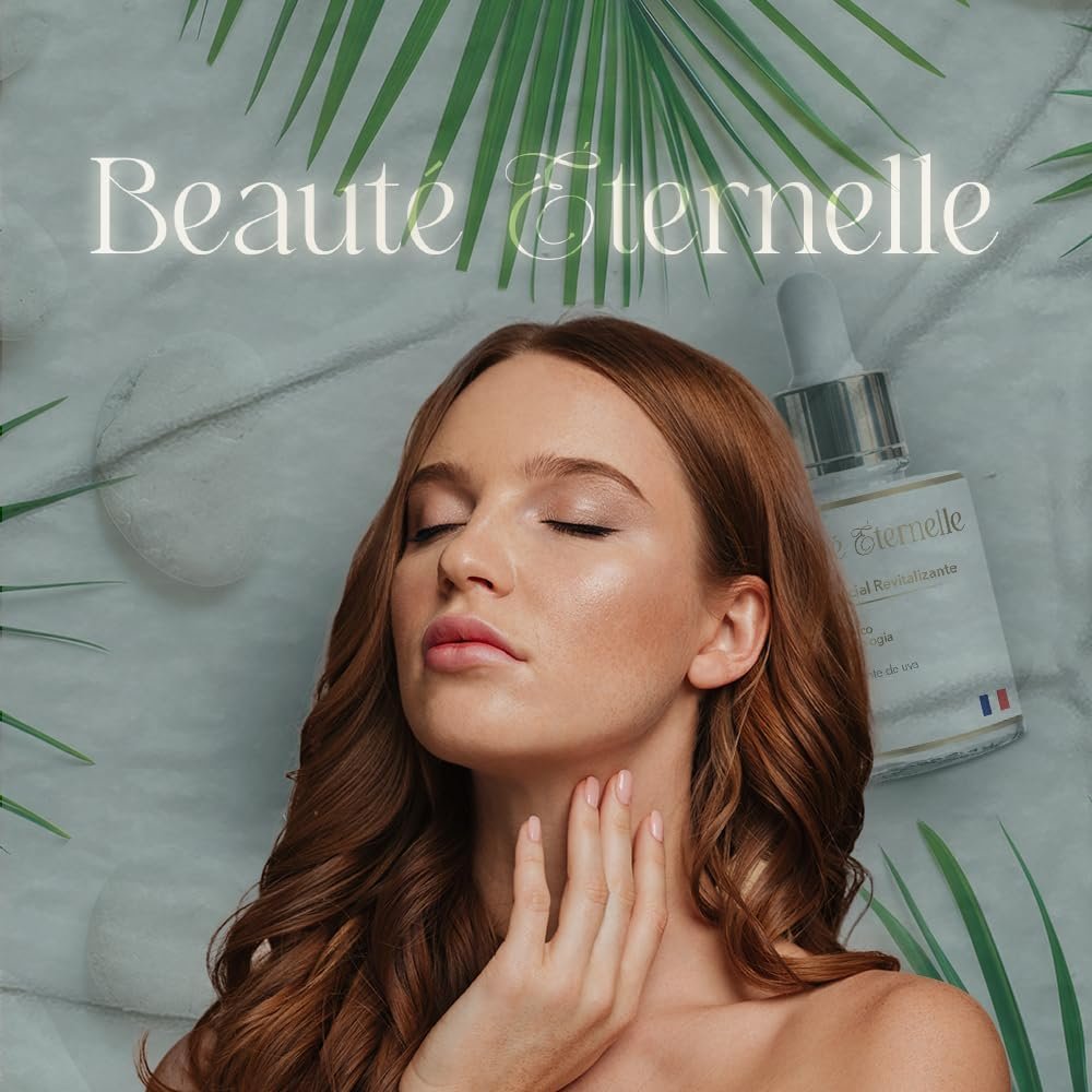 Kit 2 Unidades Sérum Facial Hidratante Revitalizante Rejuvenescedor Beauté Éternelle 30ml com Ácido Hialurônico (Aloe Vera, Óleo de Semente de Uva, D-panthenol e Vitamina E) 2 Kit 2 Unidades Sérum Facial Hidratante Revitalizante Rejuvenescedor Beauté Éternelle 30ml com Ácido Hialurônico (Aloe Vera, Óleo de Semente de Uva, D-panthenol e Vitamina E) - Imagem 2