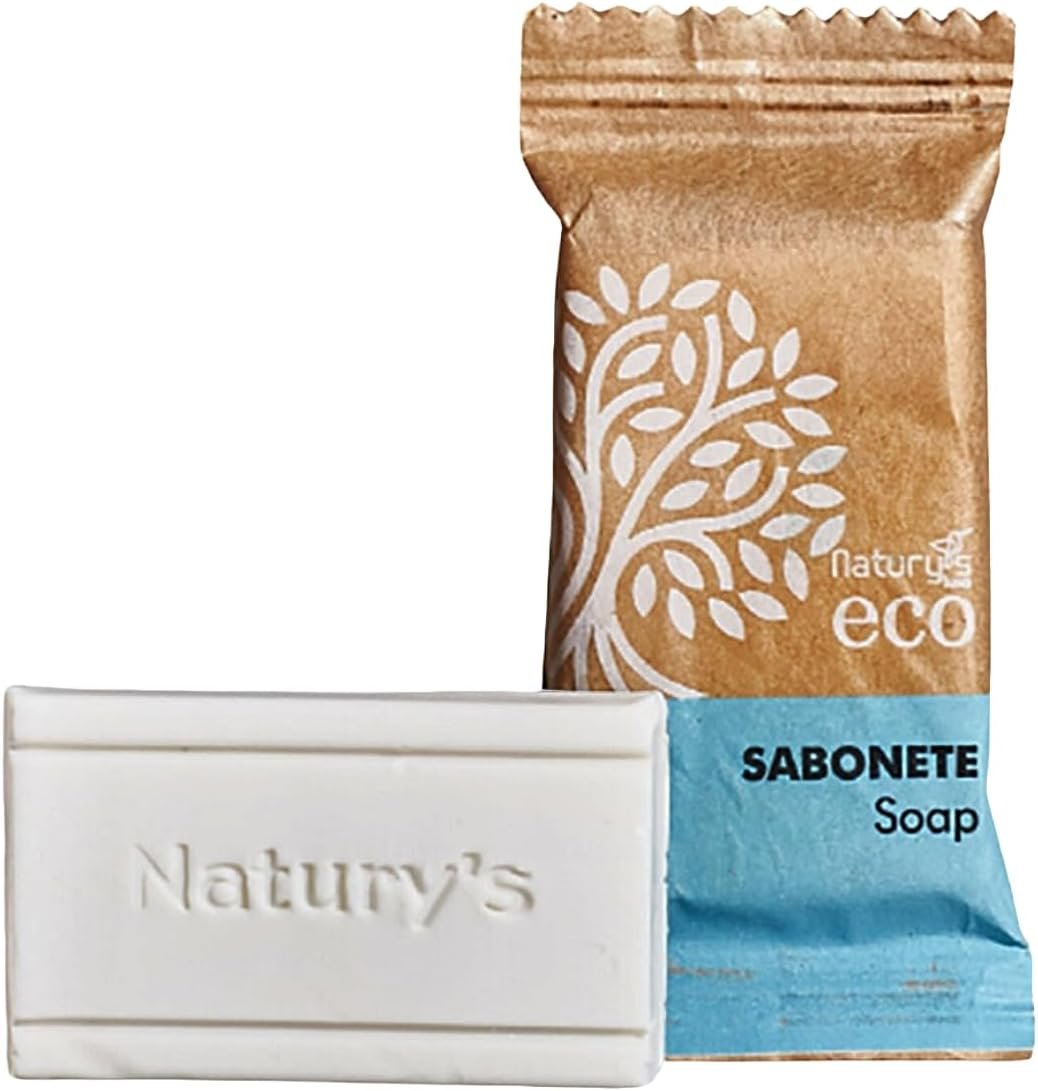 Kit 500 Sabonetes 15g Ecológico Floral Naturys Eco Embalagem de Papel Kraft Hotel Pousada Spa 1 Kit 500 Sabonetes 15g Ecológico Floral Naturys Eco Embalagem de Papel Kraft Hotel Pousada Spa