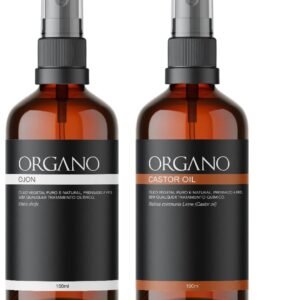 Kit Capilar Ojon e Castor Oil (Rícino) - Óleos Vegetais 100% Naturais - 100ml
