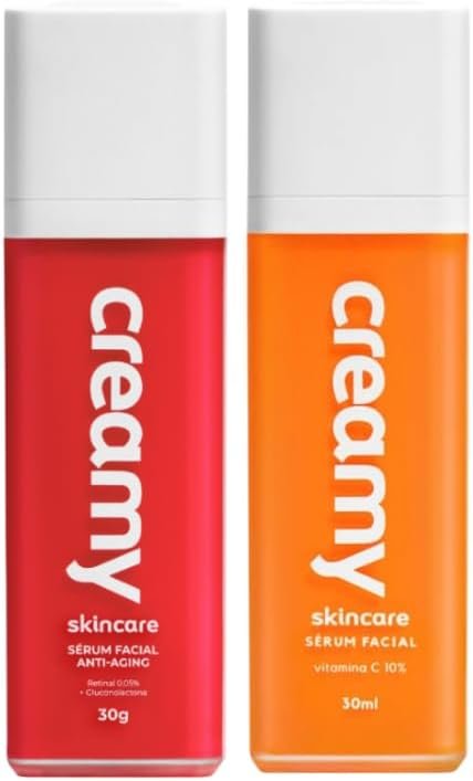 Kit Creamy Retinal 30g + Sérum Vitamina C 30ml 1 Kit Creamy Retinal 30g + Sérum Vitamina C 30ml