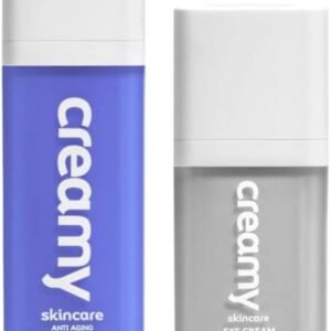 Kit Creamy Skincare Creme Hidratante Facial Antirrugas Peptide Cream 30g + Creme Antirrugas Clareador Eye Cream 15g (2 produtos)