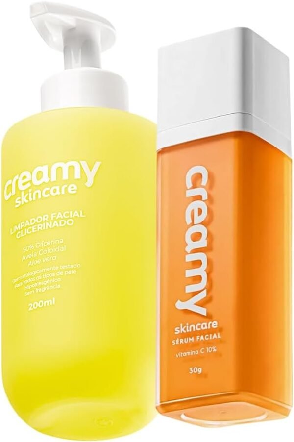 Kit Creamy Skincare Limpador Glicerinado e Vitamina C (2 produtos)