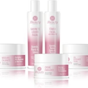 Kit Limpeza De Pele Profissional Profunda Jbeauty com 5 Itens