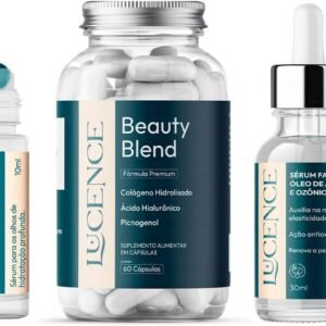 Kit Lucence Completo Sérum Eye Care + Sérum Facial + Vitamina Blend