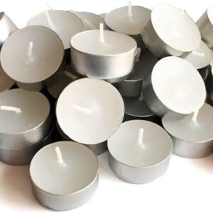 Kit Mini Velas Parafina Tea Lights Pequena 50 Unidades