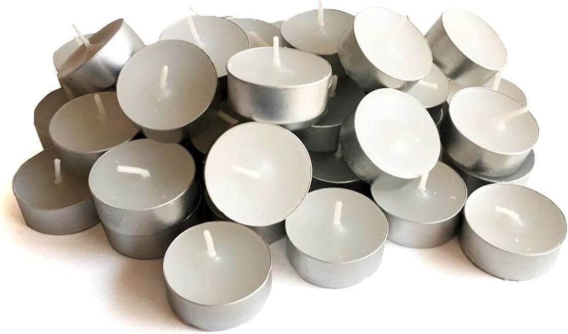 Kit Mini Velas Parafina Tea Lights Pequena 50 Unidades 1 Kit Mini Velas Parafina Tea Lights Pequena 50 Unidades