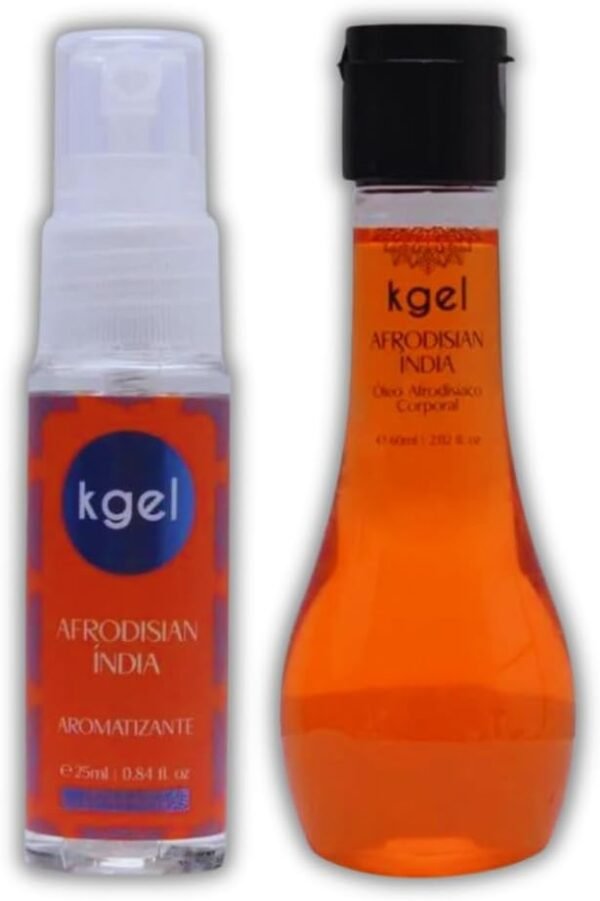 Kit Prazer Afrodisíaco Óleo + Aromatizador KGEL - Massagem Sex Shop Erótico - Imagem 2