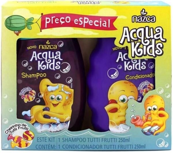Kit Shampoo + Condicionador Tutti Frutti 250Ml Vegano, Nazca Cosméticos, Nazca