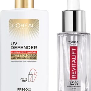 Kit Tratamento L'Oréal Paris Revitalift Hialurônico: Sérum + UV Defender Fluido