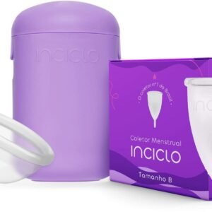 Kit com Coletor Menstrual + Disco Menstrual + Cápsula Esterilizadora Inciclo (B (de 20 a 29 anos e sem filhos))
