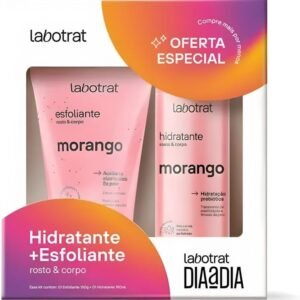 LABOTRAT KIT ESFOLIANTE 150G+HIDR 190ML MORANGO