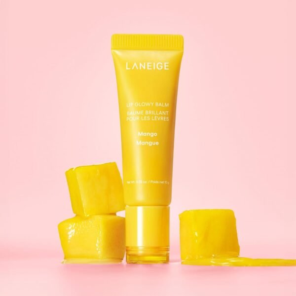 LANEIGE Bálsamo labial brilhante de manga: hidratado, brilhante, leve, hidrata e matiza com manteiga de karité - Imagem 2
