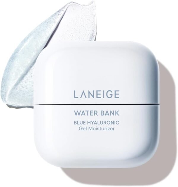 LANEIGE Water Bank Blue Hyaluronic Gel Moisturizer: Hydrate and Visibly Soothe, 1.6 fl. oz.