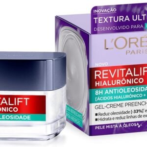 L'Oréal Paris Gel Creme Hidratante Preenchedor Antioleosidade Revitalift Hialurônico, 49g