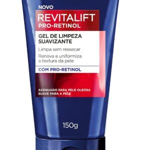L'Oréal Paris Gel de Limpeza Facial Suavizante com Pro-Retinol Revitalift, 150g