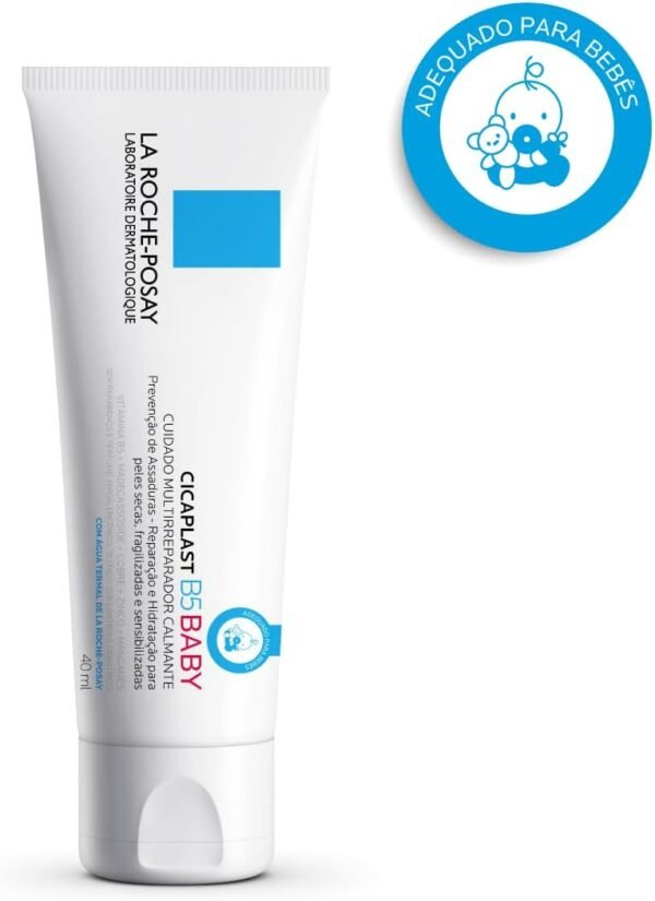 La Roche-Posay, Cicaplast B5 Baby Creme Multirreparador Calmante e Preventivo de Assaduras 40ml - Imagem 2