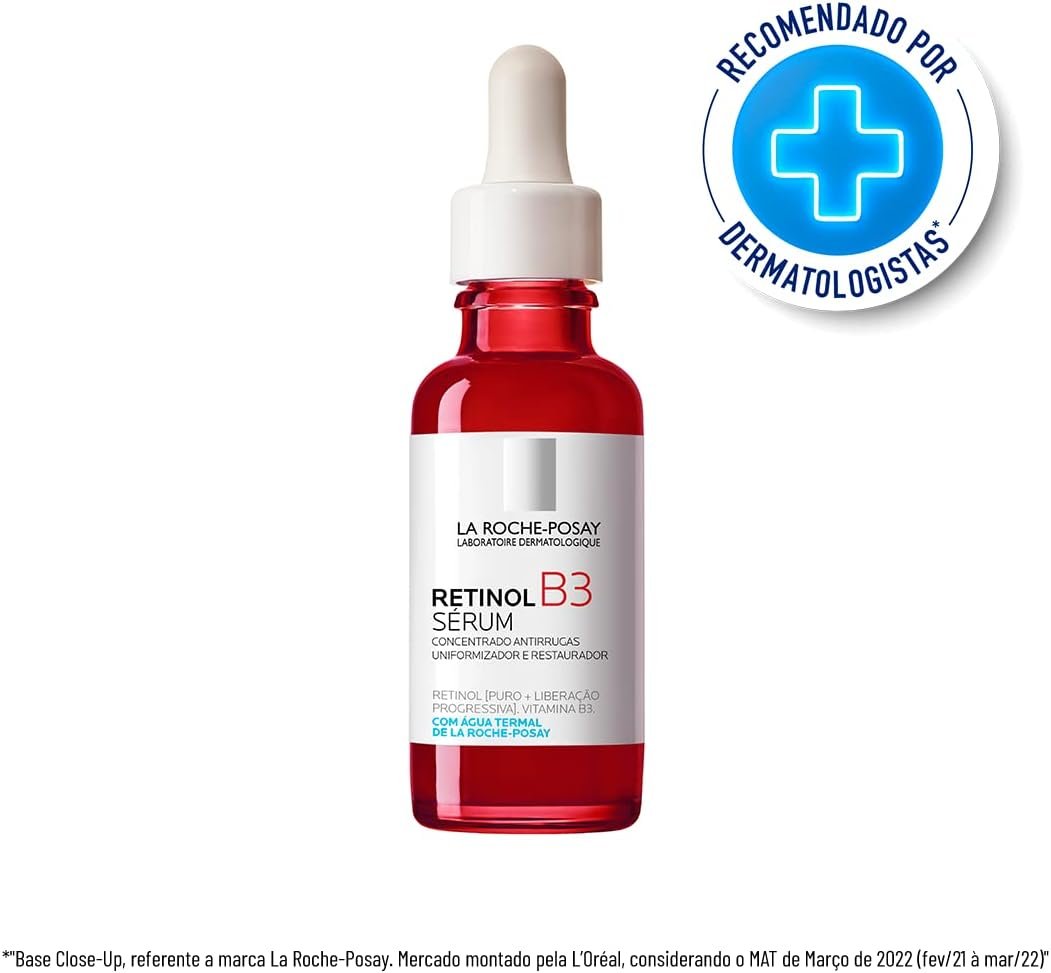 La Roche-Posay Retinol B3 Sérum Antirrugas, Retinol concentrado, Redução de rugas acentuadas, Vitamina B3 2 La Roche-Posay Retinol B3 Sérum Antirrugas, Retinol concentrado, Redução de rugas acentuadas, Vitamina B3 - Imagem 2