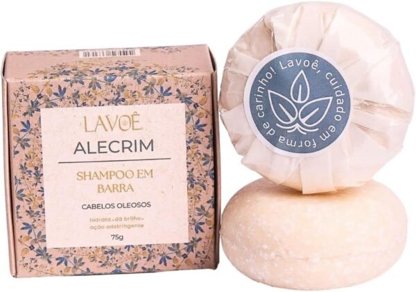 Lavoê Shampoo em Barra para Cabelo Oleosos, 75g