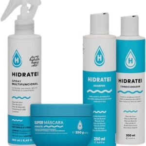 Leave-in + Super Máscara +Shampoo e Condicionador Hidratei