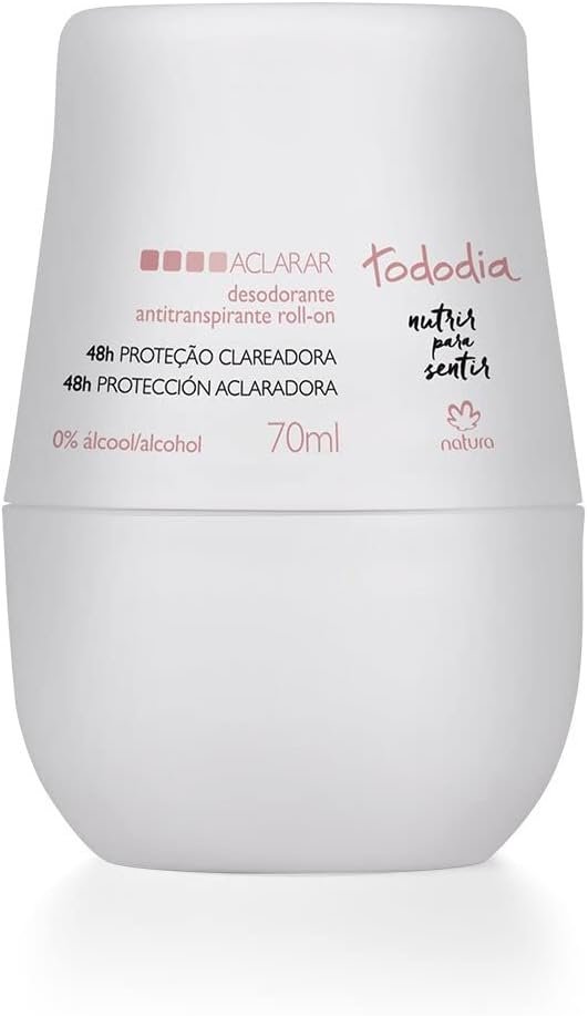 Linha Todo Dia (Aclarar) Natura - Desodorante Antitranspirante Roll-on 70 Ml - (Natura Every Day (Whitening) Collection - Antiperspirant Roll-on Deodorant 2.36 Fl Oz) 1 Linha Todo Dia (Aclarar) Natura - Desodorante Antitranspirante Roll-on 70 Ml - (Natura Every Day (Whitening) Collection - Antiperspirant Roll-on Deodorant 2.36 Fl Oz)