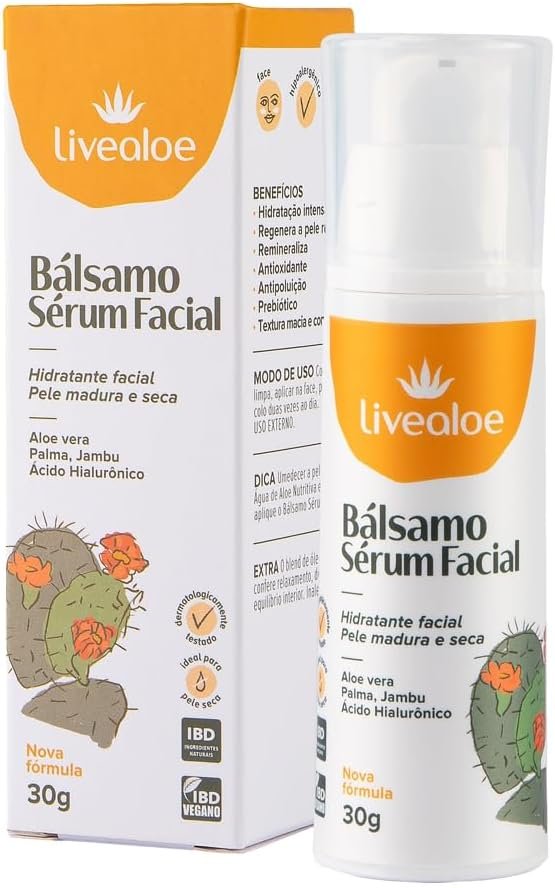 LiveAloe Bálsamo Sérum Facial 1 LiveAloe Bálsamo Sérum Facial