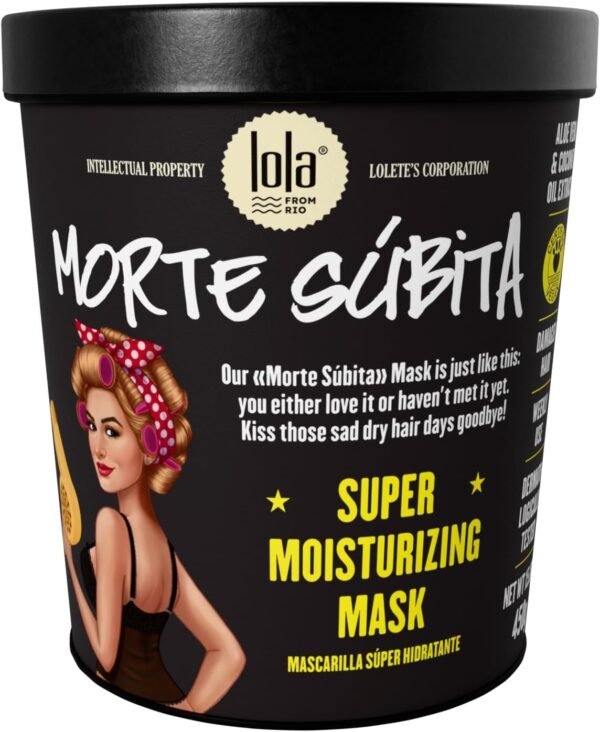 Lola Cosmetics, 25834, Morte Súbita - Máscara Super Hidratante, 450g