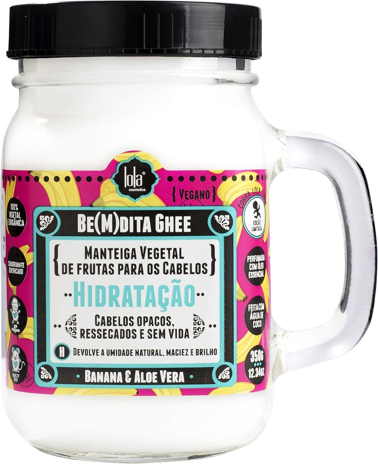 Lola Cosmetics Be(M) Dita Ghee - Hidratação Banana 350G 1 Lola Cosmetics Be(M) Dita Ghee - Hidratação Banana 350G