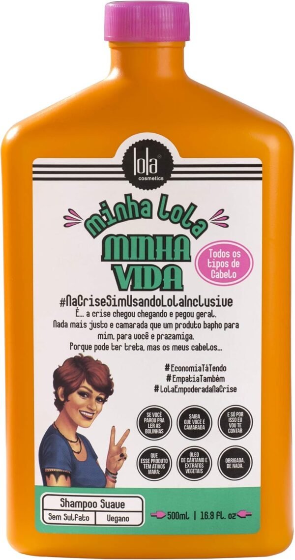 Lola Cosmetics Minha Vida Shampoo, 500ml, BLZ Lola