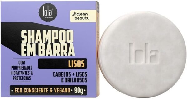 Lola Cosmetics Shampoo Em Barra Lisos