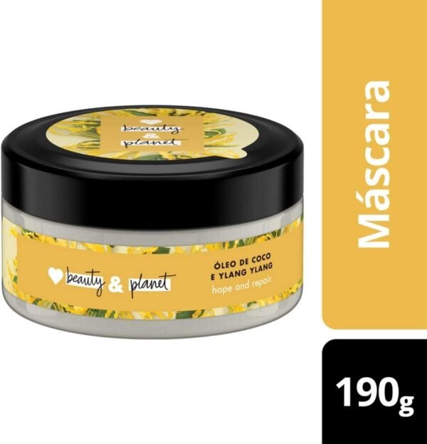 Love Beauty & Planet Máscara De Tratamento Hope And Repair Óleo De Coco E Ylang Ylang 190G - Imagem 2