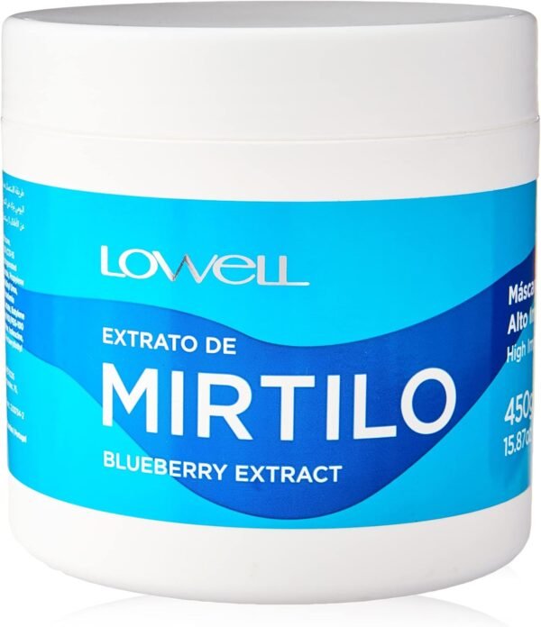 Lowell Máscara Alto Impacto Mirtilo 450G.