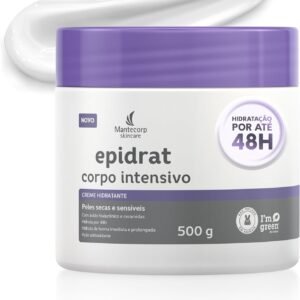 MANTECORP - Creme Hidratante Epidrat Corpo Intensivo - Hidrata e Acalma a Pele, Mantém Hidratação Intensa por 48h, Absorção Rápida - 500g