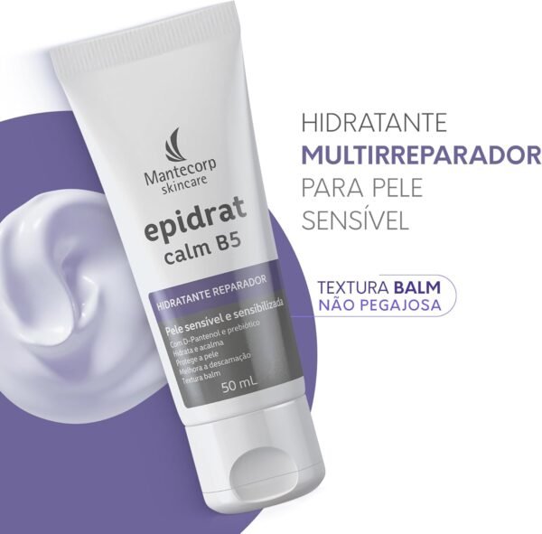 MANTECORP - Hidratante Epidrat Calm B5 - Hidrata e Acalma a Pele, Conforto Imediato, D-Pantenol - Imagem 2