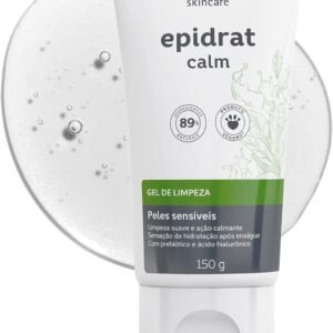 Mantecorp Epidrat Calm Gel de Limpeza 150g – Hidrata, Higieniza e Acalma a Pele Sensível, Ácido Hialurônico