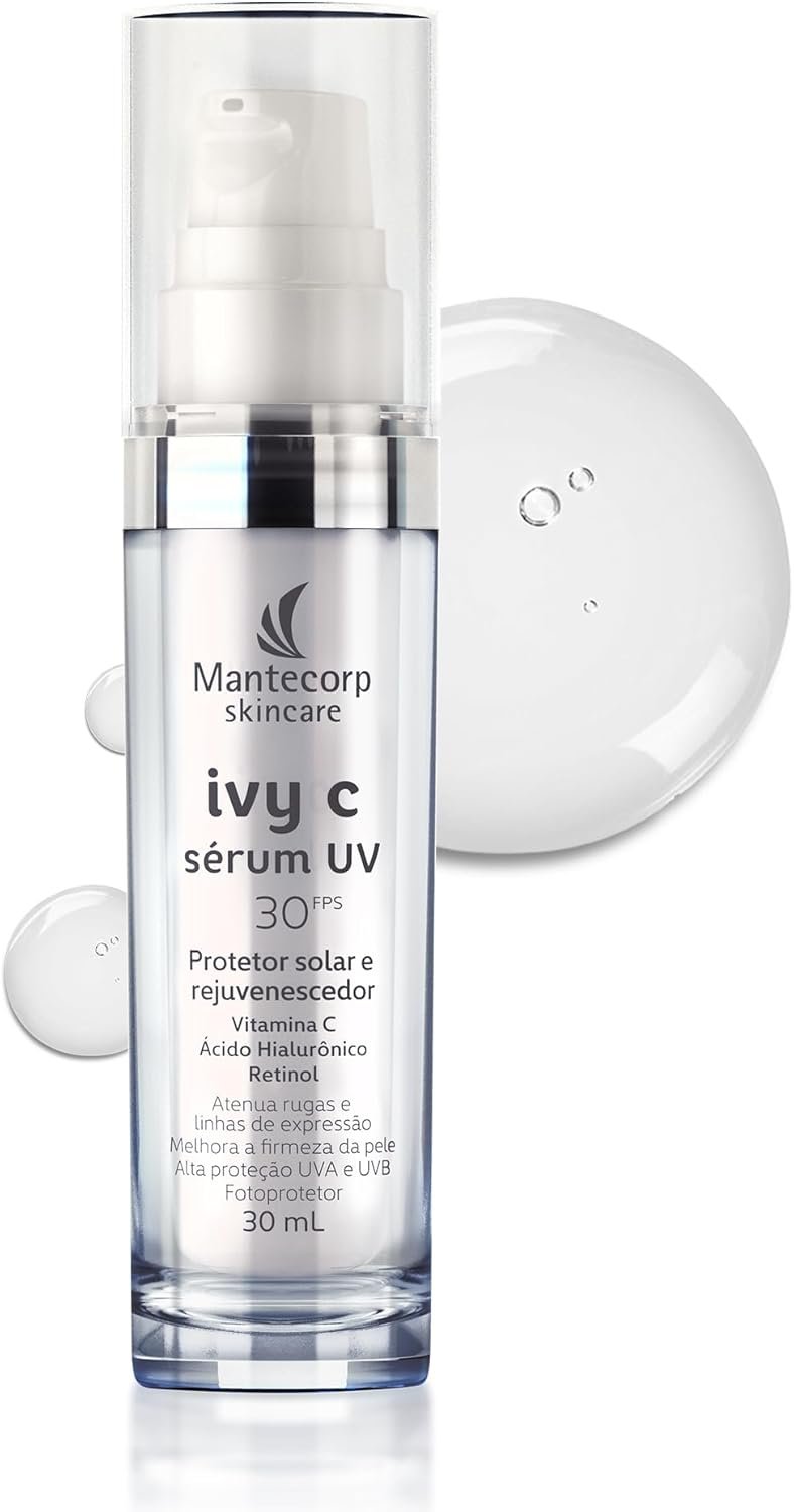 Mantecorp Ivy C Sérum 30ML – Rejuvenescedor Facial com Vitamina C e FPS 30 1 Mantecorp Ivy C Sérum 30ML – Rejuvenescedor Facial com Vitamina C e FPS 30