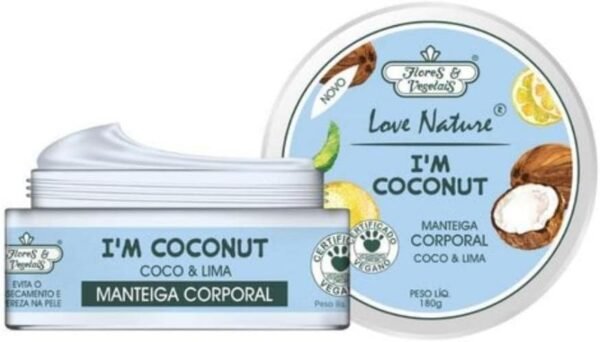 Manteiga Hidratante Corporal Coco & Lima Flores & Vegetais 180g