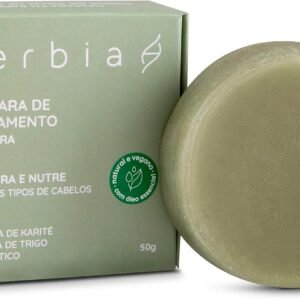Máscara Capilar em Barra para Todos os Tipos de Cabelo Herbia 50g