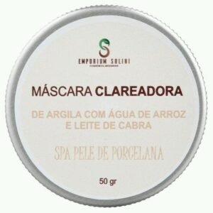 Mascara Clareadora Facial Skin Care de Argila Branca