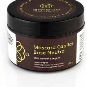 Máscara Para Tratamento Capilar Natural Vegana Low Poo Base Que Permite Personalizar