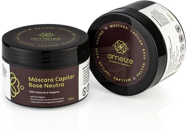 Máscara Para Tratamento Capilar Natural Vegana Low Poo Base Que Permite Personalizar - Imagem 2