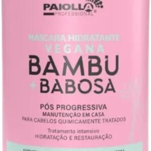 Máscara Vegana de Bambu e Babosa 1kg - Hidratação e Fortalecimento, Paiolla