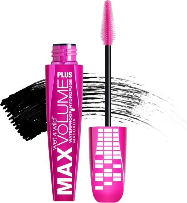 Máscara de Cílios à Prova D'Agua - Max Volume Plus Waterproof Mascara - Amp'd Black