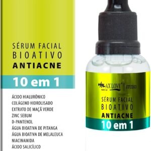 Max Love Serum Facial Bioativo Antiacne Antioleosidade 30 Ml (Pacote De 1)