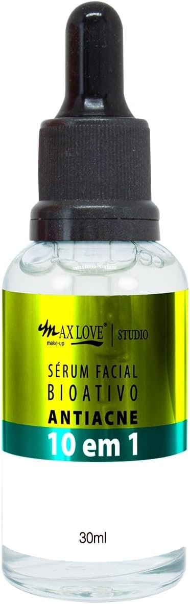Max Love Serum Facial Bioativo Antiacne Antioleosidade 30 Ml (Pacote De 1) 2 Max Love Serum Facial Bioativo Antiacne Antioleosidade 30 Ml (Pacote De 1) - Imagem 2