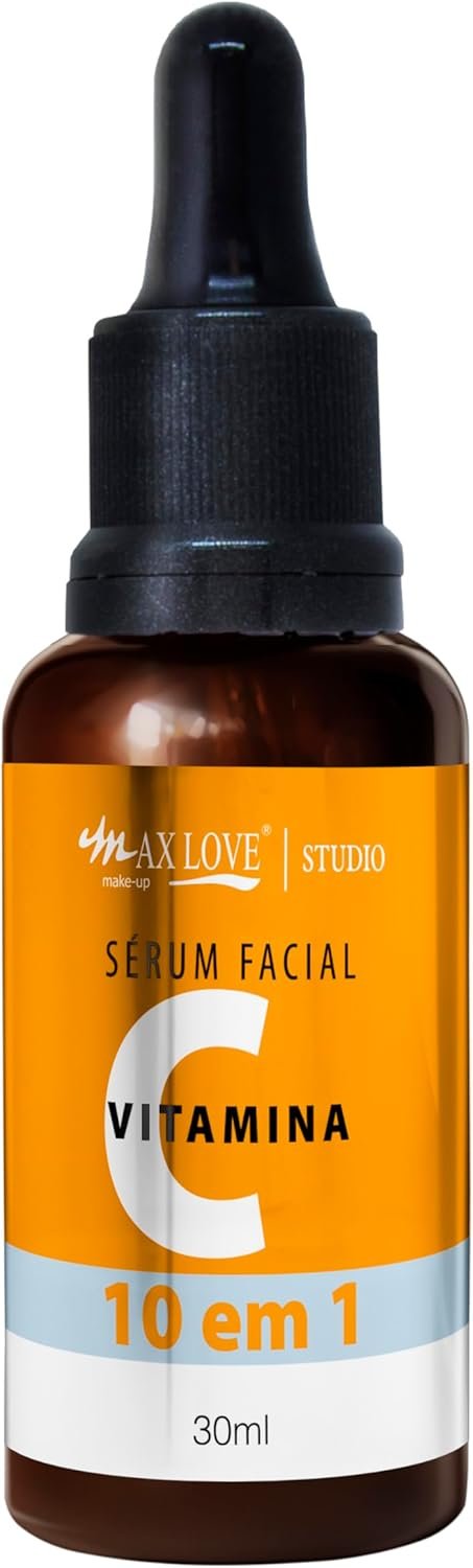 Max Love Sérum Facial Vitamina C, 10 em 1, Pele Hidratada, Macia e Iluminada, 30ml 2 Max Love Sérum Facial Vitamina C, 10 em 1, Pele Hidratada, Macia e Iluminada, 30ml - Imagem 2