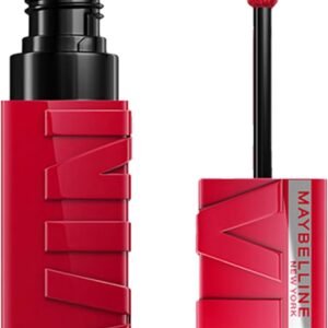 Maybelline NY Batom Líquido Longa Duração, Acabamento Espelhado e Brilho Instantâneo Super Stay Vinyl Ink Wicked 4,2ml