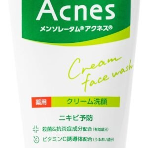 Mentholatum Acnes Creamy Wash - Sabonete facial cremoso para pele oleosa e com acne
